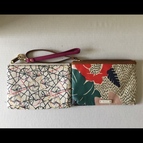 Fossil wristlets purses lot 2